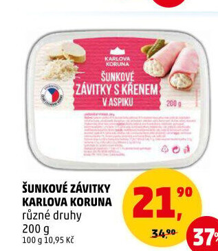 Šunkový závitek v aspiku Karlova Koruna