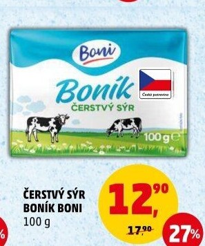Sýr čerstvý Boník Boni