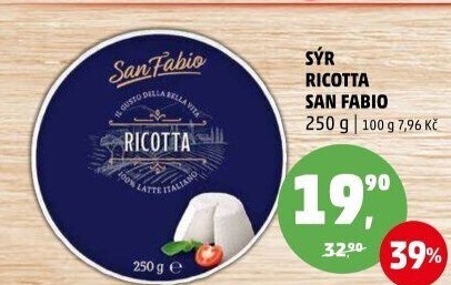Sýr Ricotta San Fabio