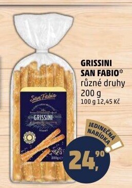 Tyčinky Grissini San Fabio