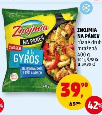 Zeleninová směs Na Pánev mražená Znojmia