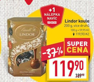 Bonboniéra Pralinky Lindor Lindt