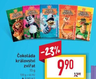 Čokoláda Animal Kingdom Kraš