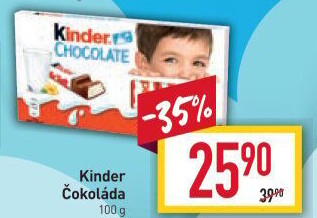 Čokoládky Kinder