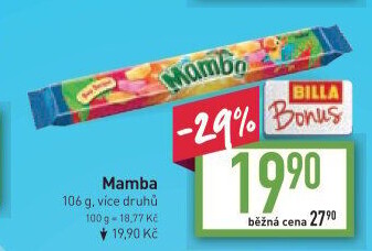 Karamely ovocné Mamba Storck