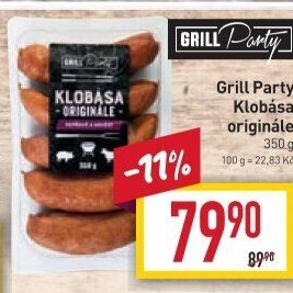 Klobása Originále Grill Party