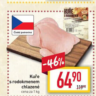 Kuře s rodokmenem Vodňanské kuře