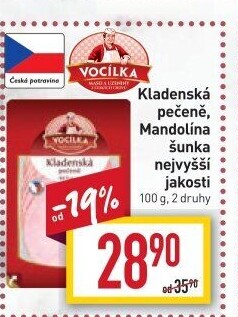 Pečeně kladenská Vocílka