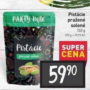 Pražené pistácie