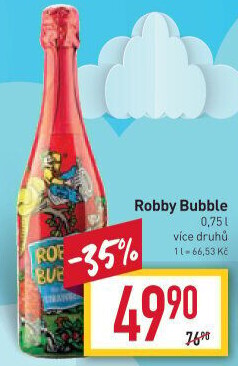 Sekt nealkoholický dětský Robby Bubble