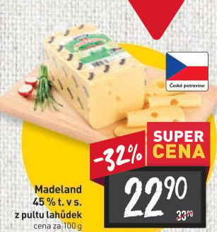 Sýr Madeland 45% Madeta