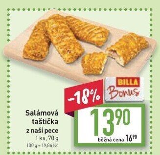 Taštička se slanou náplní