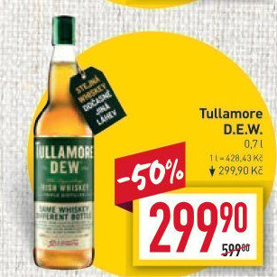 Whisky irská Tullamore Dew