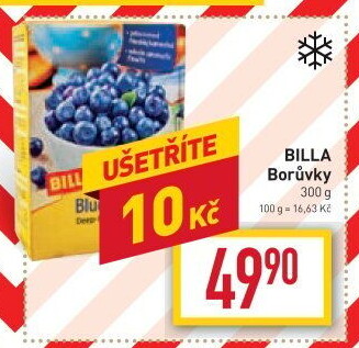 Borůvky mražené Billa