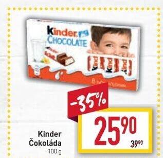 Čokoládky Kinder