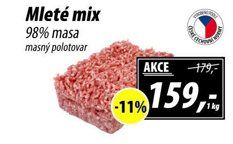 Mleté maso mix