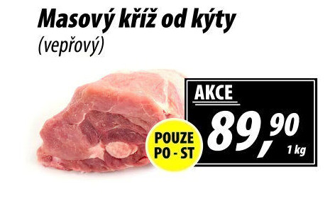 Vepřový kříž od kýty