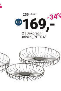 DEKORAČNÍ MISKA „PETRA“