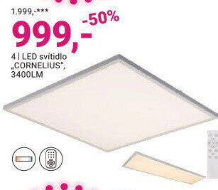 LED-STROPNÍ SVÍTIDLO „CORNELIUS“