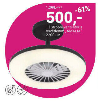 STROPNÍ VENTILÁTOR, „AMALIA“