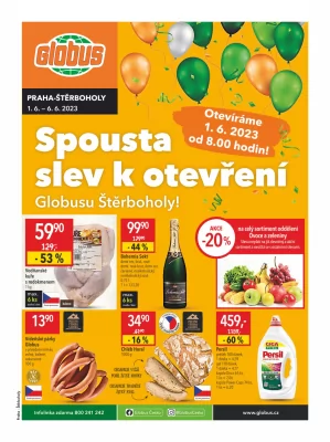 akční leták Globus 1.6.2023-6.6.2023
