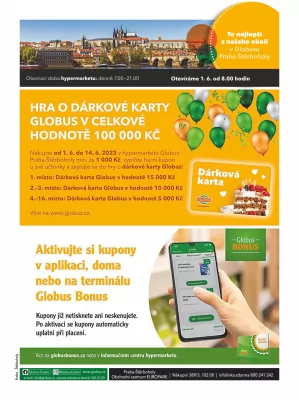 akční leták Globus 1.6.2023-6.6.2023