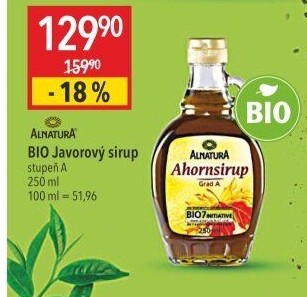 Javorový sirup Alnatura