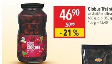 Kompot třešně Globus