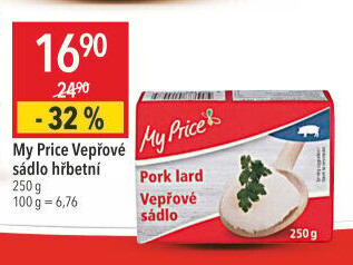 Sádlo vepřové My Price