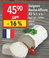 Sýr Buche affinée 45% Soignon