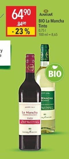 Vino La Mancha Tinto bio Alnatura