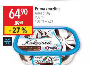 Zmrzlina ve vaničce Prima