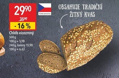Chléb vícezrnný