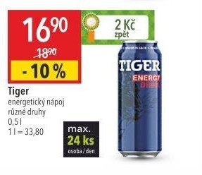 Energetický nápoj Tiger