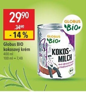 Kokosový krém bio Globus