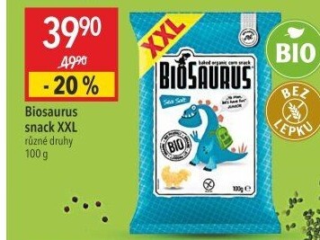 Křupky kukuřičné bez lepku Biosaurus