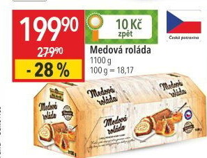 Medová roláda Můj dortík