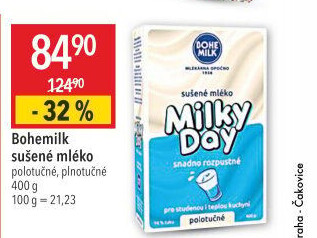 Mléko sušené Bohemilk