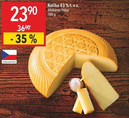 Sýr Koliba Mlékárna Polná