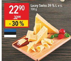 Sýr Lacey Swiss