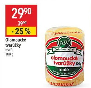 Sýr tvarůžky olomoucké A.W.