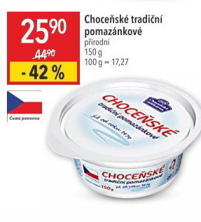 Tradiční pomazánkové Choceňské