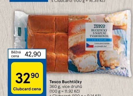 Buchtičky české Tesco
