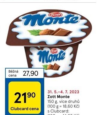 Dezert Monte Zott
