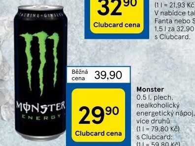 Energetický nápoj Monster Energy