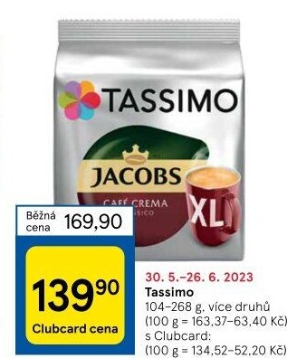 Kapsle Tassimo Jacobs