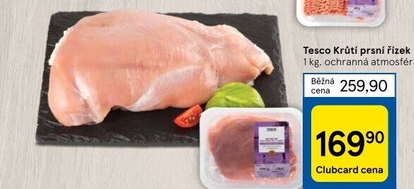 Krůtí prsní řízky Tesco