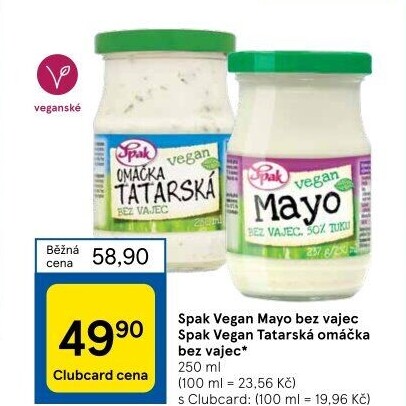 Majonéza Vegan Mayo Spak