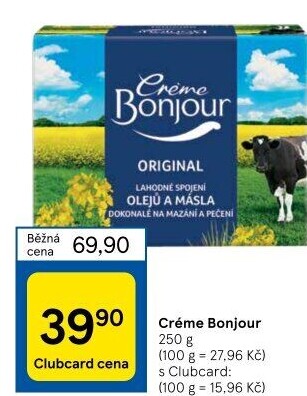 Margarín Créme Bonjour Rama