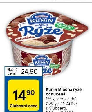 Mléčná rýže Kunín